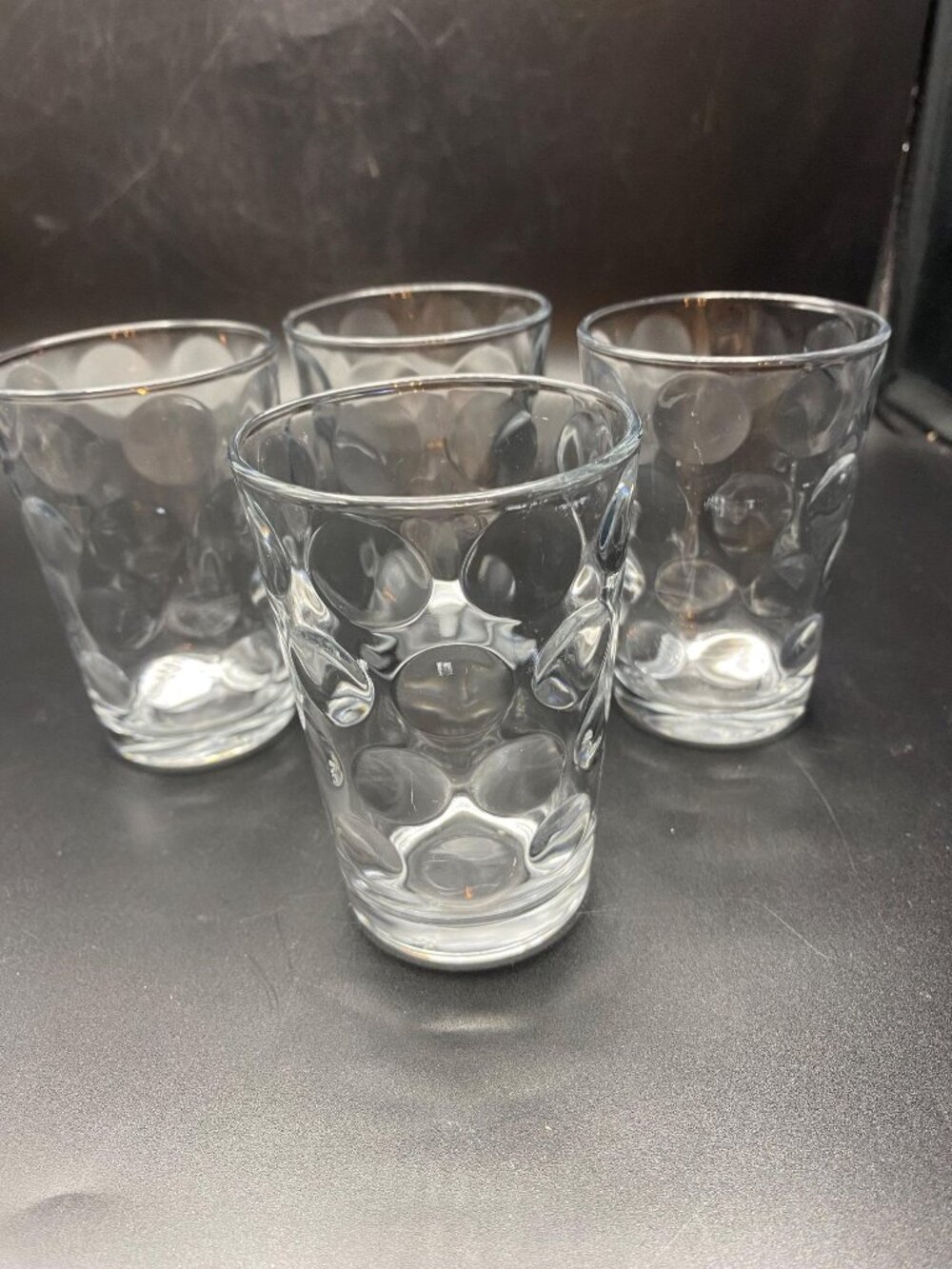 Circle Dot Juice Glasses